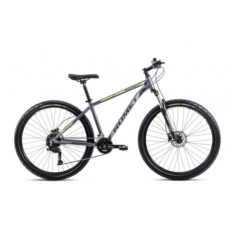 Horský bicykel ROMET RAMBLER R9.2 CS 2024 M Sivo-zeleno-strieborná